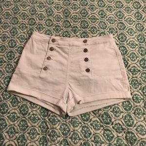 Rue 21 Button Up High Waisted Shorts